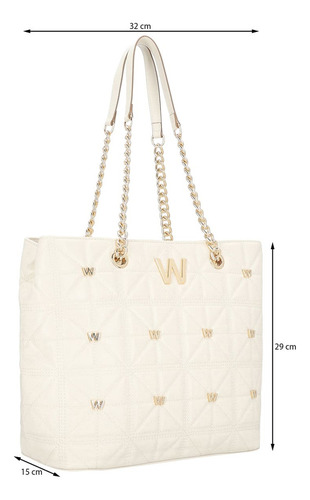 Bolso Tote Para Mujer Westies Beige Hbochoku2we