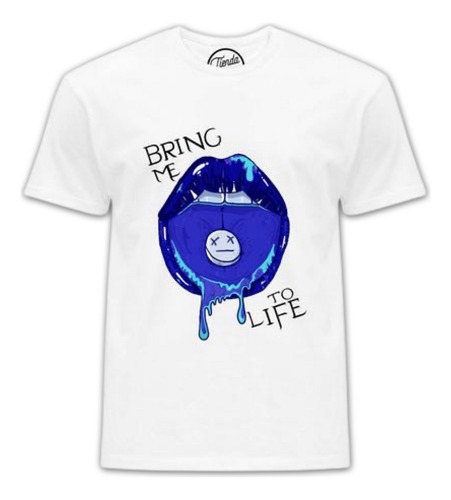 Playera Evanescence Bring Me To Life Sad Blue 5 T-shirt