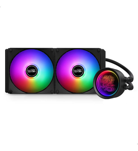 Watercooler 240mm Gamer Argb Amd Intel Led Amarelo