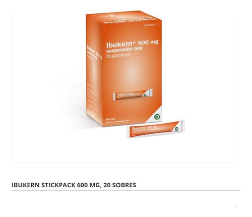 Libro De Ibuprofeno De 600 Mg - Oral - 20pack