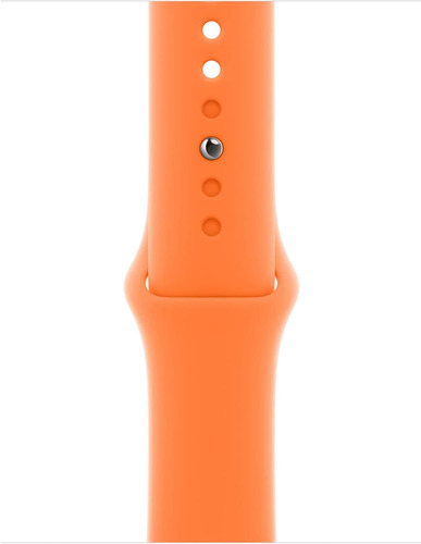 Correa De Reloj  Deportiva  Naranja Brillante