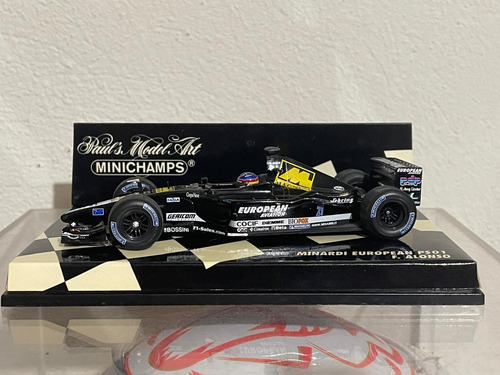Minardi Ps01 F1 1:43 Minichamps Fernando Alonso Negro (Usado)