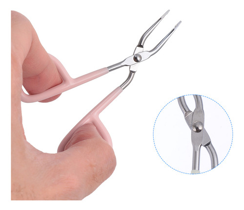 Pinzas Para Cejas Con Forma De Tijera, Herramienta De Bellez