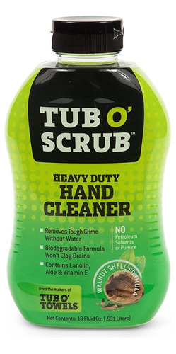 Limpiador De Manos Tub O'scrub Heavy Duty 18 Oz (0.53 Lts)