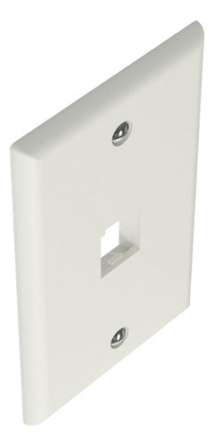 4 Placas De Pared Panduit 1 Pto Mini-com Blanco Mate Cfp1iw Corriente Nominal 0 A Voltaje Nominal 0v