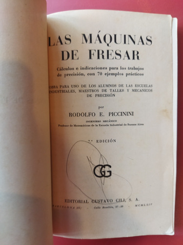 Máquinas De Fresar - R. Piccinini