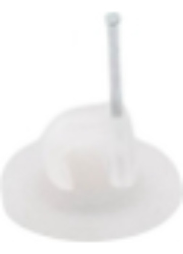 Grapa Para Cable Redondo De 5mm Color Transparente (100pzs)