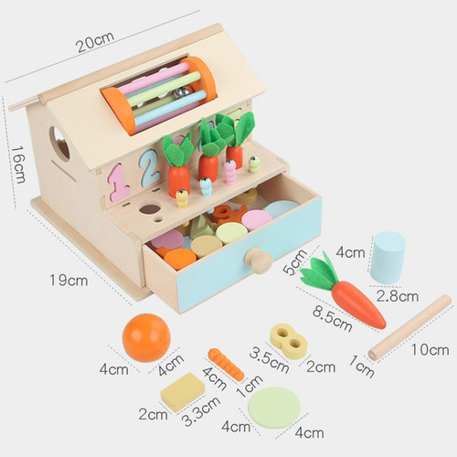Montessori De Madeira Cor Cognição Aprendizagem