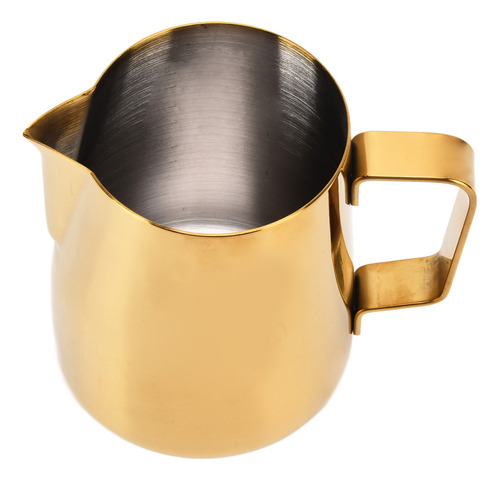 Jarro De Espuma De Leite 380ml Copo De Café Bright Gold