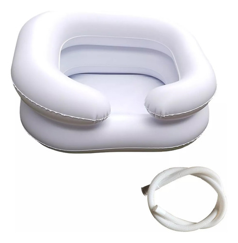 Lavabo Inflable Para ChampĂș Con Tubo Para Lavar El Cabello.