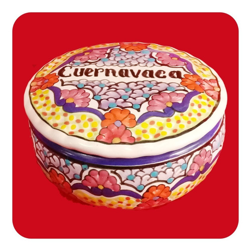 Imagen 10 de 10 de Set 40 Alhajero De Talavera Poblana Color 8cm P/recuerdo Lhj