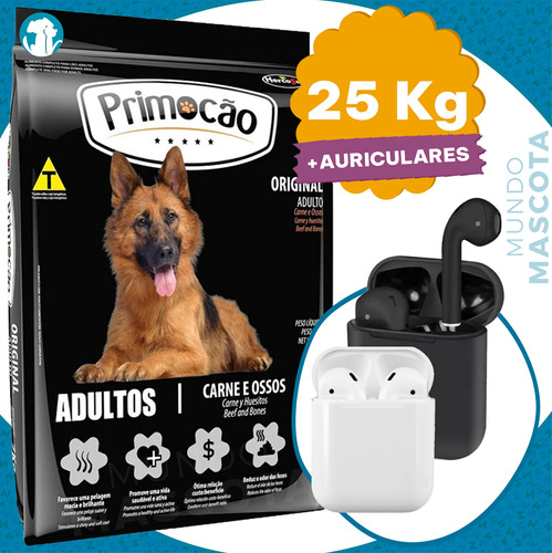 Ración Perro Adulto Primocao Original 25 Kg + Regalo