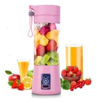 Comprar Licuadora Portátil Mini Recargable Usb Ideal Para Jugos 380l