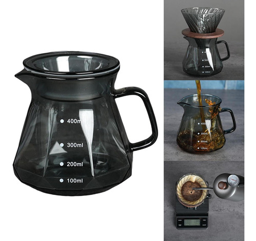 Tetera De Goteo Manual Con Tapa De Asa Para Preparar 450ml