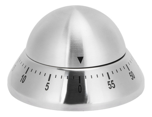 Temporizador Mecánico Redondo De Acero Inoxidable Para Cocin