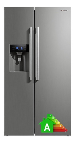Refrigerador Side By Side Futura Plus Fut-510sbs Inox 489lts