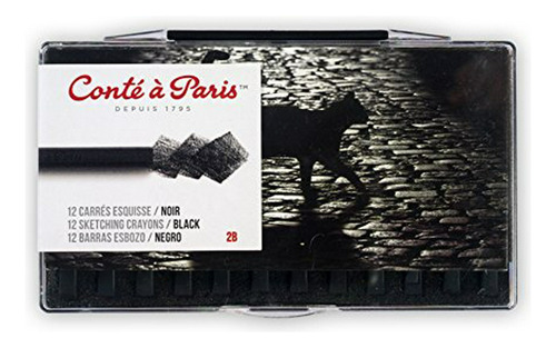 Set 12 Lápices Carbón Conté À Paris