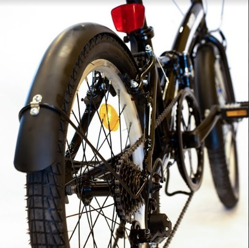 Imagen 5 de 7 de Bicicleta Plegable Rod 20 Bke-720 Color Negro