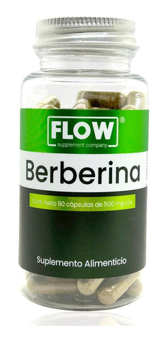 Berberina 500 Mg 90 Cápsulas Flow