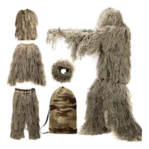 Comprar \u002F Fato Ghillie 5 Em 1, Camuflagem 3d, Roupas De Caça
