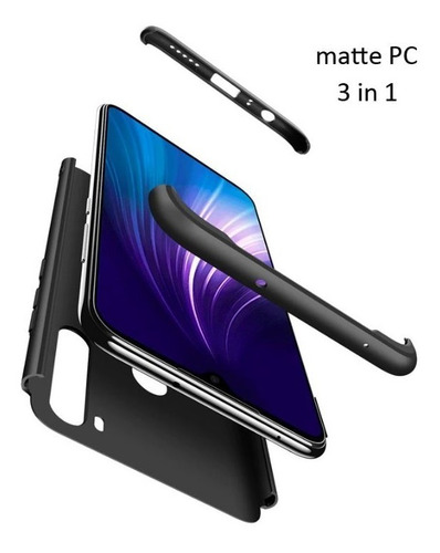 Estuche Xiaomi Redmi Note 8 + Vidrio + Protector Camara