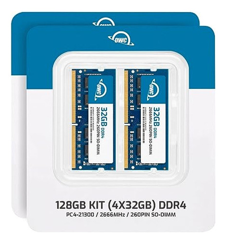Owc 128gb (4x32gb) Ddr4 2666mhz Pc4-21300 Cl19 2rx8 So-dimm