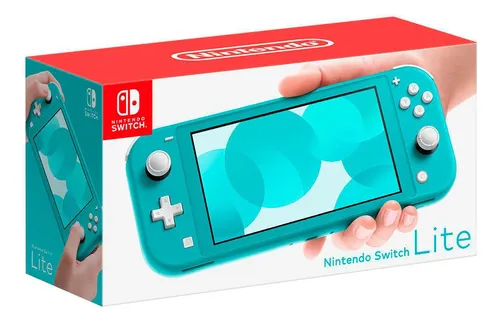 Console Nintendo Switch Lite 32gb Azul Turquesa Standard