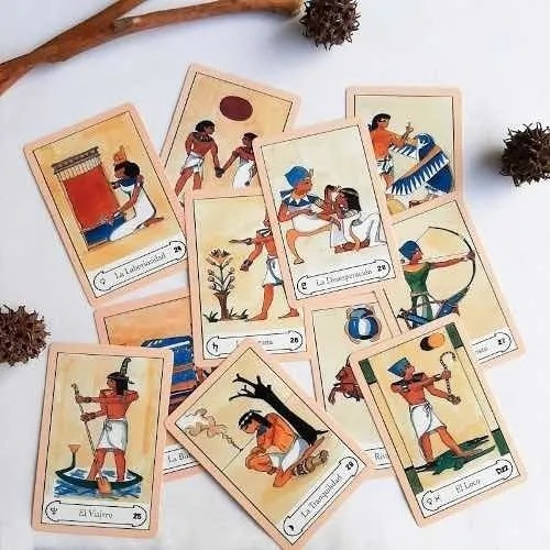 Imagen 5 de 8 de Tarot Egipcio (libro + Mazo 78 Cartas) / Galas