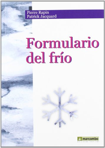 Libro Formulario Del Frío De Patric Jacquard, Pierre J. Rapi