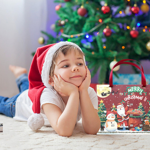 Pulseira De Pingente Com Calendário Do Advento, Natal