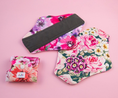 Set 3 Toallas Ecológicas Femeninas Lavables Alvababy Chicas
