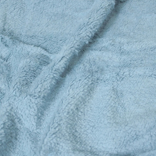 Cobija Para Bebe Calientita Frazada Suave Cobertor Infantil Felpa Azul Claro