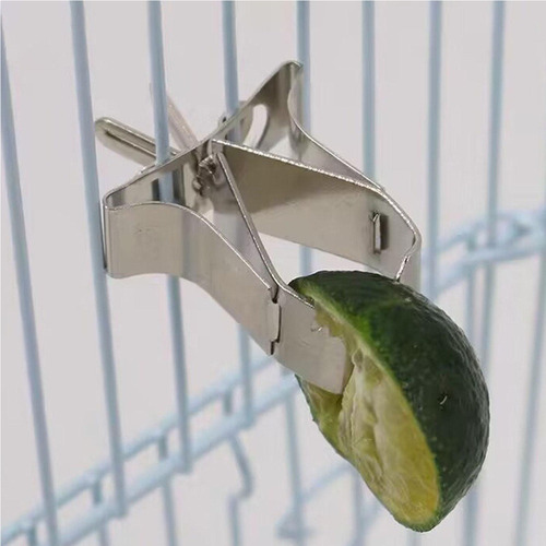 Clip Para Loros, Frutas Y Verduras, Jaula Para Pájaros,