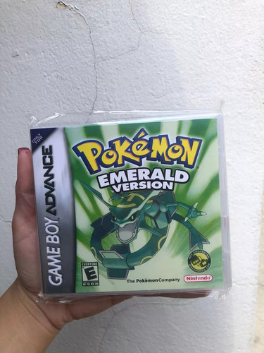 Pokemon Emerald Version Game Boy Advance Com Case