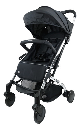 Carrinho De Bebê Passeio Até 15kg Preto/prata Zap- Burigotto