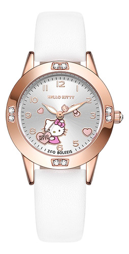Reloj Sanrio Para Mujer, Resistente Al Agua, Hello Kitty