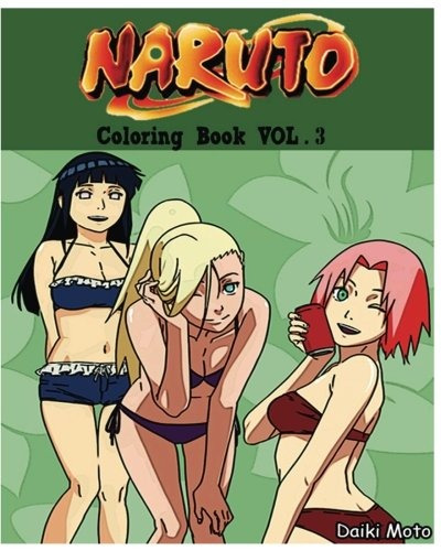 Naruto  Coloring Book (vol3) Adult Coloring Book