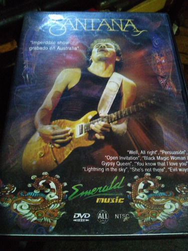 Dvd Santana En Vivo En Australia Original