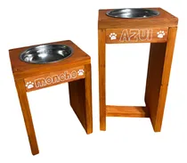 Comprar Comederos Elevados Para Perros . Individual Con Nombre.