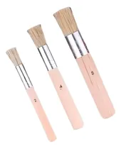 Comprar Set X3 Taponadores De Cerdas Duras Ponceador Stencil