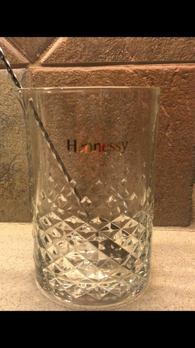 Hennessy Coctelera Mezcladora Cristal Barra Cuchara