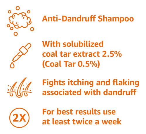 ChampĂș Amazon Basics Therapeutic Plus En Gel Anticaspa