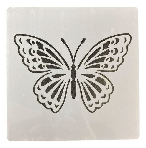 Plantilla Stencil 15x15 Cm Diseño Mariposas