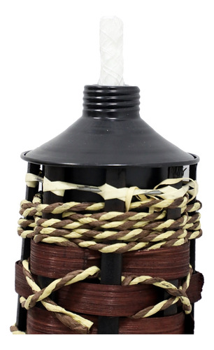 Antorcha Para Citronela Aura Moai Bambú Café 150 Cm