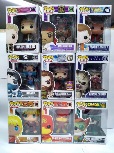 Funko Pop Varios Personajes Figuras De 12cm Bunny Toys