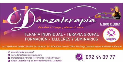 Danzaterapia: Sesiones Individuales Y Grupales/formación.