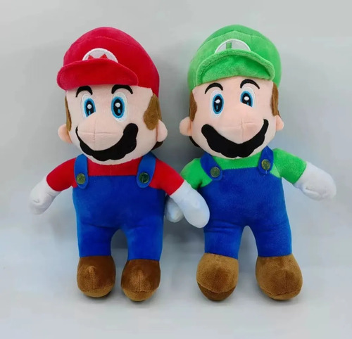 Peluche Mario O Luigui Importado Divino