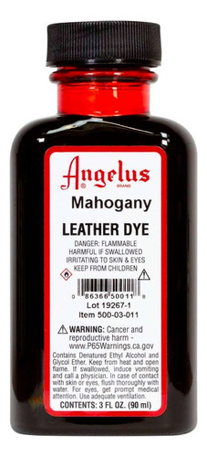 Tinte Cuero Angelus Mahogany