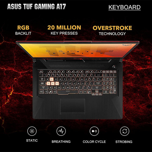 Laptop Asus Tuf A17 Ryzen 7 4700u 32gb Ram 1tb Ssd