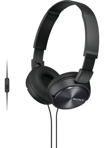 Fone de ouvido on-ear Sony ZX Series MDR-ZX310 black | Frete grátis
